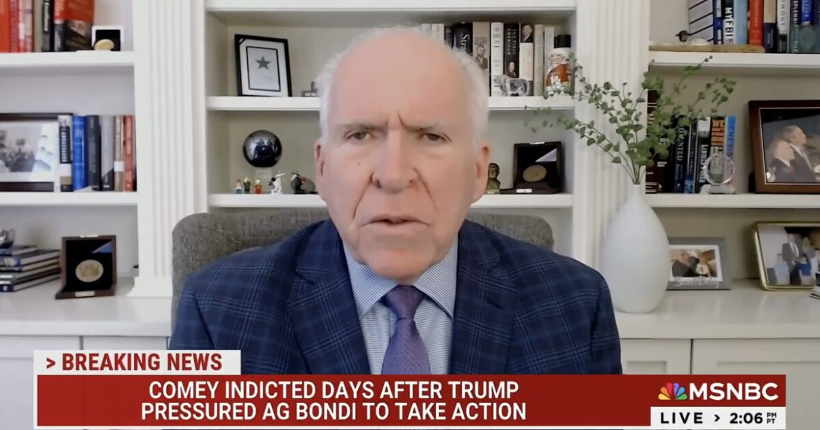 Obama’s CIA Chief John Brennan Rushes to Comey’s Defense, Insists the Disgraced FBI Director Is ‘Innocent’ After Indictment