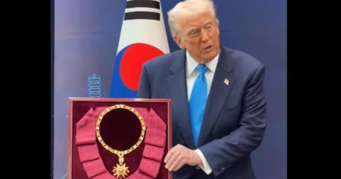 President Trump Becomes the Only American to Receive South Korea’s Highest Honor, the Grand Order of Mugunghwa