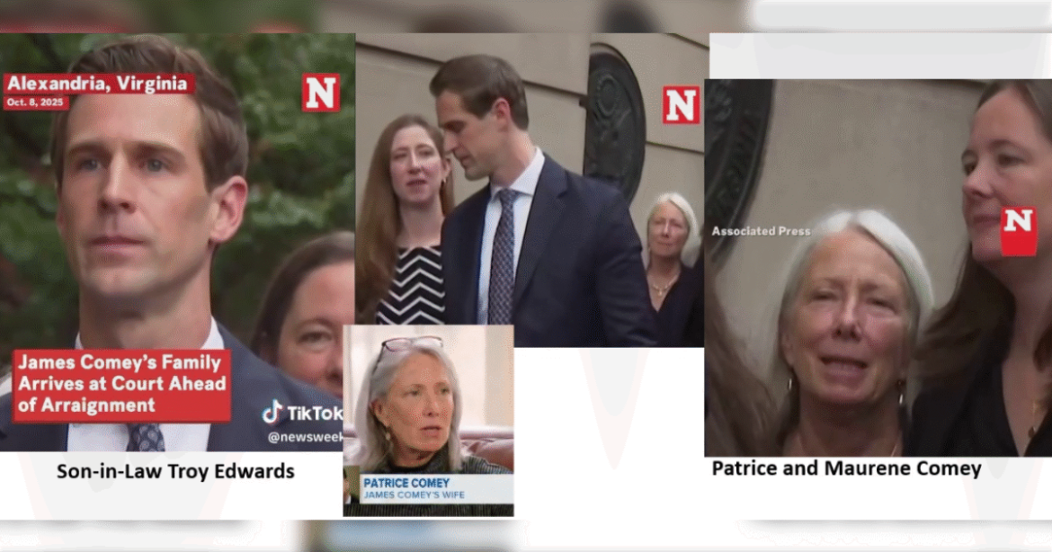 Comey Family Caught on Camera Outside Courthouse Where Famous Father and Fired FBI Chief James Comey Is Arraigned