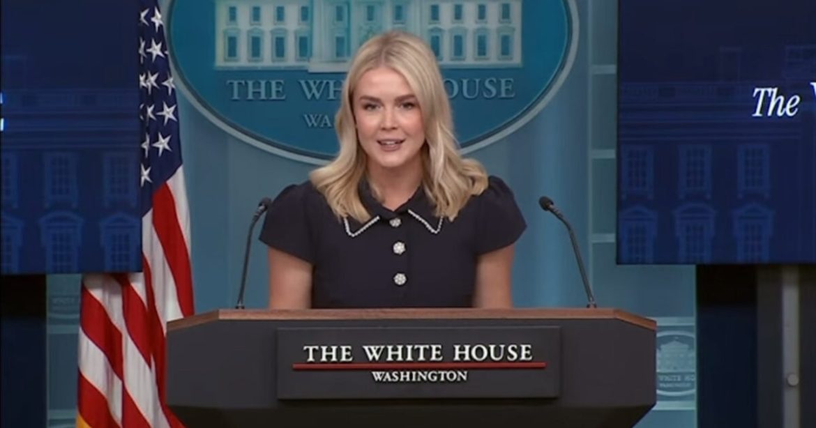 WH Press Secretary Karoline Leavitt Trolls Democrats With a Savage Message on the White House Comment Line After They Shut Down the Government (AUDIO)