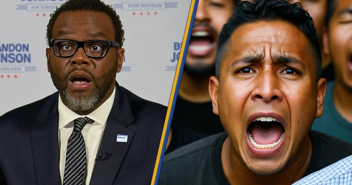 Woke Mayor Brandon Johnson Compares Illegal Aliens To Civil War Era Slaves | Drew Hernandez